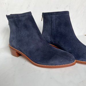 BRAND NEW - Loeffler Randall Blue Suede Ankle Boots Original price 395$